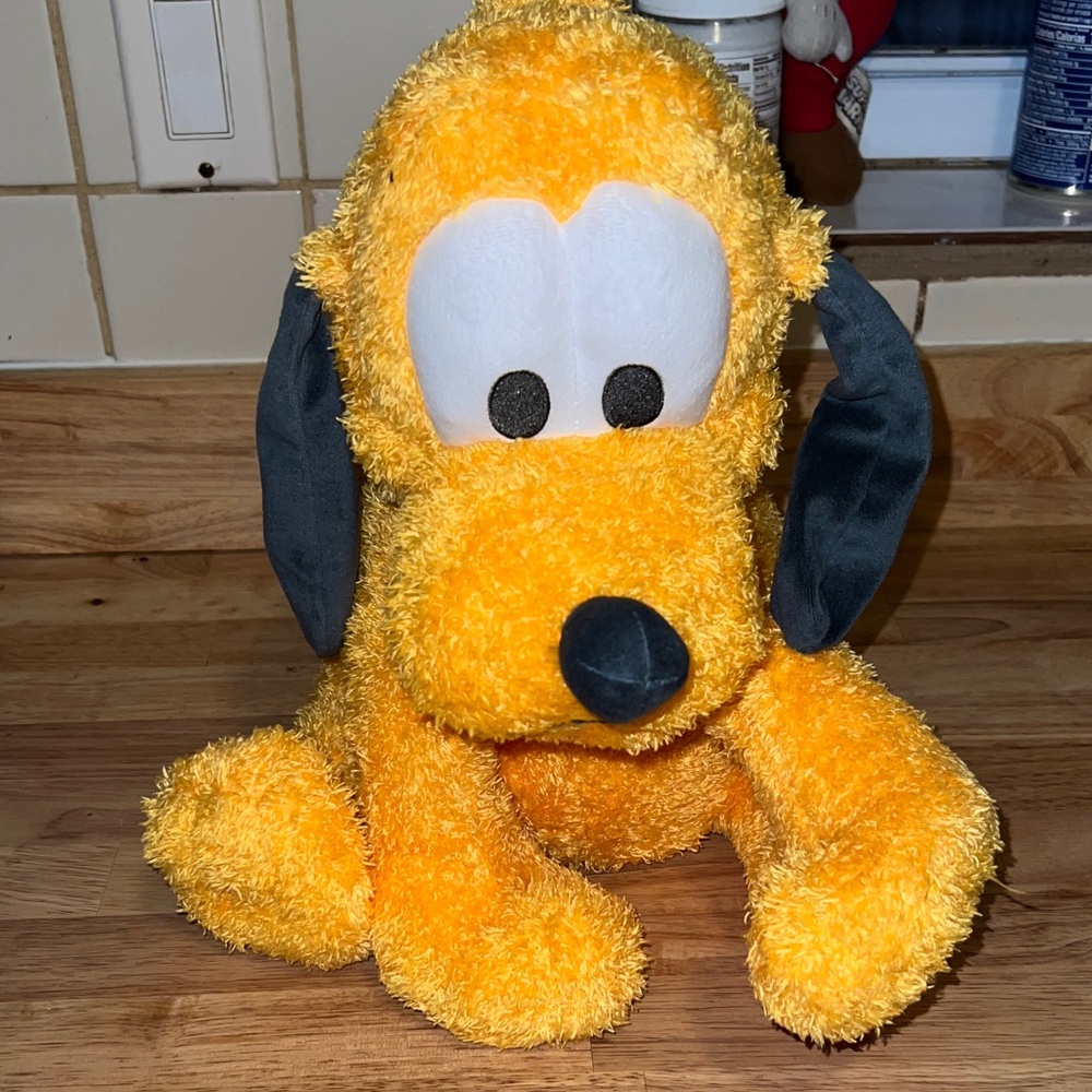 Disney Plush Dog Toy - Yellow and Black - Picture 2 of 4